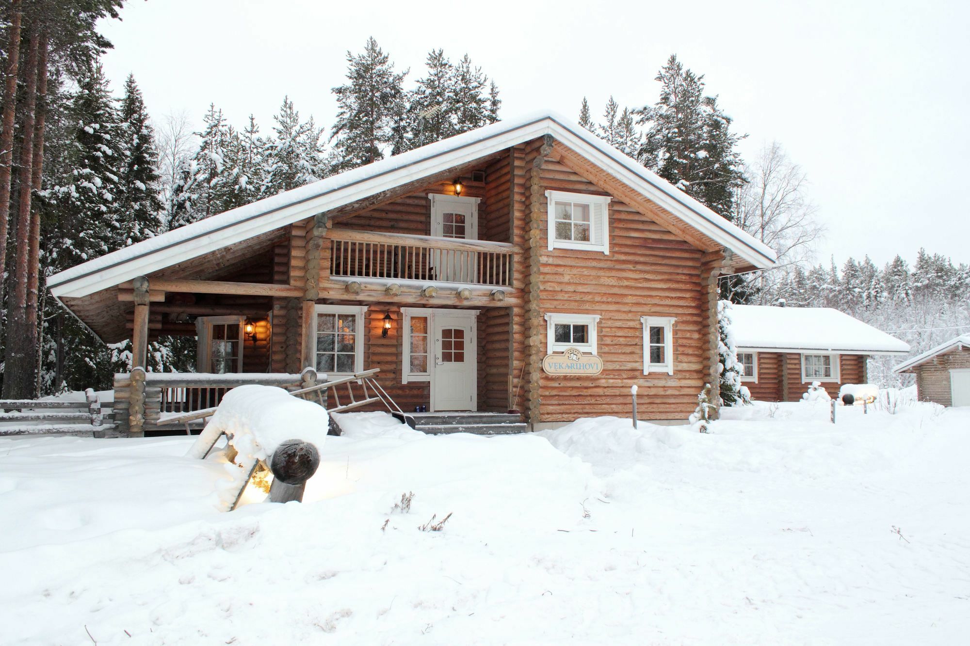 Vila Aapishovi Chalet Tapio Exteriér fotografie